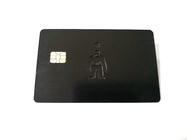 Het Zwarte Matte Finish Social Media NFC Visitekaartje van PVD met N-tage215-Spaander