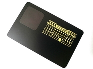 Matzwart MF Metal NFC-visitekaartje 13,56 mhz Frequentie