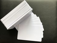 De kleinhandelsvisitekaartjes Reprintable Glanzende 85.5mm*54mm van pvc van CR80 Lege Witte