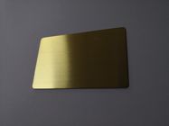 Het goud borstelde Klein Chip Slot 0.8mm de Kaart van het Metaallidmaatschap