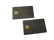 Metaal IC Chip Visiting Card Electroplated Anti Zwarte Zilveren Ets