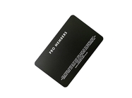 De Druk Wit Embleem van Matte Black Metal Membership Card Silkscreen