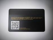 De laser graveert Vip van de de Streepsupermarkt van Matt Black Metal Business Cards Magnetische QR CodeCreditcard