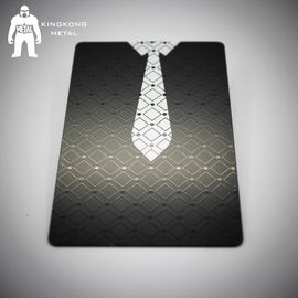 Vip van de bladelite de Visitekaartjes van het Steenblack metal, Gepersonaliseerde Zwarte Witgoudvisitekaartjes