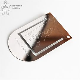 Van het de Douanemetaal van het douanemetaal het Embleem Gegraveerde Staal van de Referentieskleur Gedrukte Stianless