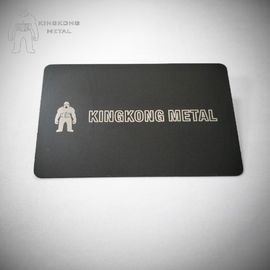 De Naamkaart 85 X 54mm van het EMBLEEMlaser Gegraveerde Roestvrije staal Vrij Ontwerp