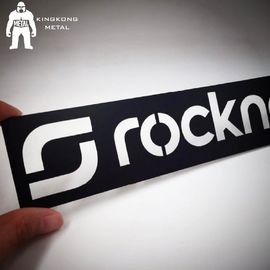 De vierkant Gegraveerde Platen Silkscreen die van het Metaaletiket 0,8/1mm Dik Oem Embleem drukken