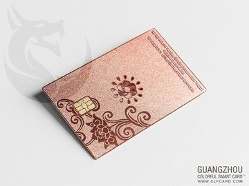 Vip nam Gouden Metaalvisitekaartjes Douane Gegraveerde Gouden Geplateerde Advertisementing toe