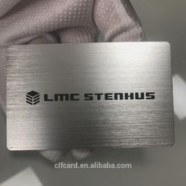 Kleurrijke Geanodiseerde Aluminiumvisitekaartjes Geborstelde Gebeëindigde Geëtste Gravure
