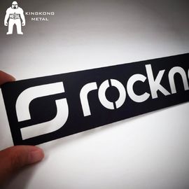Van de het Gaten Zelfklevende Sticker van het de industrienaambord van de het Metaalnaam de Platen Aangepaste Grootte