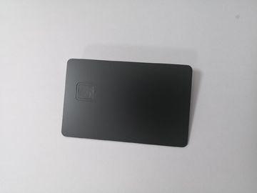 Douane 0.8mm de Duidelijke Betaalpas van het Steenblack metal met het Gat van de Contactspaander