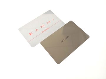 85.5x54x0.76mm de Visitekaartjes van pvc, 4C/4C Berijpt Grijs het Lidmaatschapsidentiteitskaart van RFID
