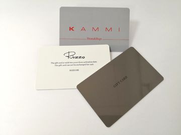 85.5x54x0.76mm de Visitekaartjes van pvc, 4C/4C Berijpt Grijs het Lidmaatschapsidentiteitskaart van RFID