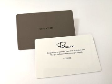 85.5x54x0.76mm de Visitekaartjes van pvc, 4C/4C Berijpt Grijs het Lidmaatschapsidentiteitskaart van RFID