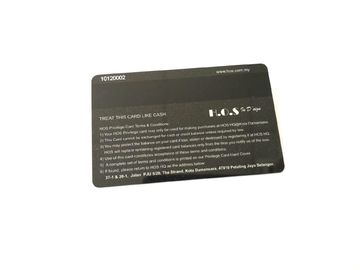 Van de de Kaartenstreepjescode van pvc van de sublimatie de Plastic die Douane Code van Qr om Hoek wordt voorgedrukt