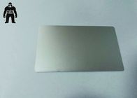Duidelijke Zilveren Geanodiseerde Gegraveerde Aluminiumvisitekaartjes 85x54mm
