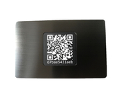 Slim Programmeerbaar het Metaal van BEDRIJFS NFC QR Identiteitskaart Matt Black Brush Finish