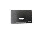 CR80 Matte Black Metal Business Cards 0.8mm Debossed-Douaneembleem