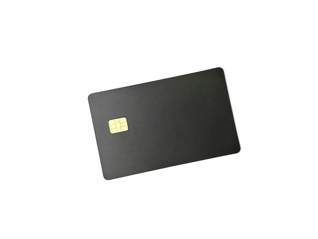 CR80 IC NFC RFID metalen creditcard mat zwart OEM-logo